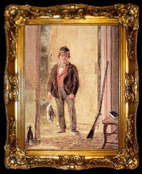 framed  William Sidney Mount Any Fish Today, ta009-2
